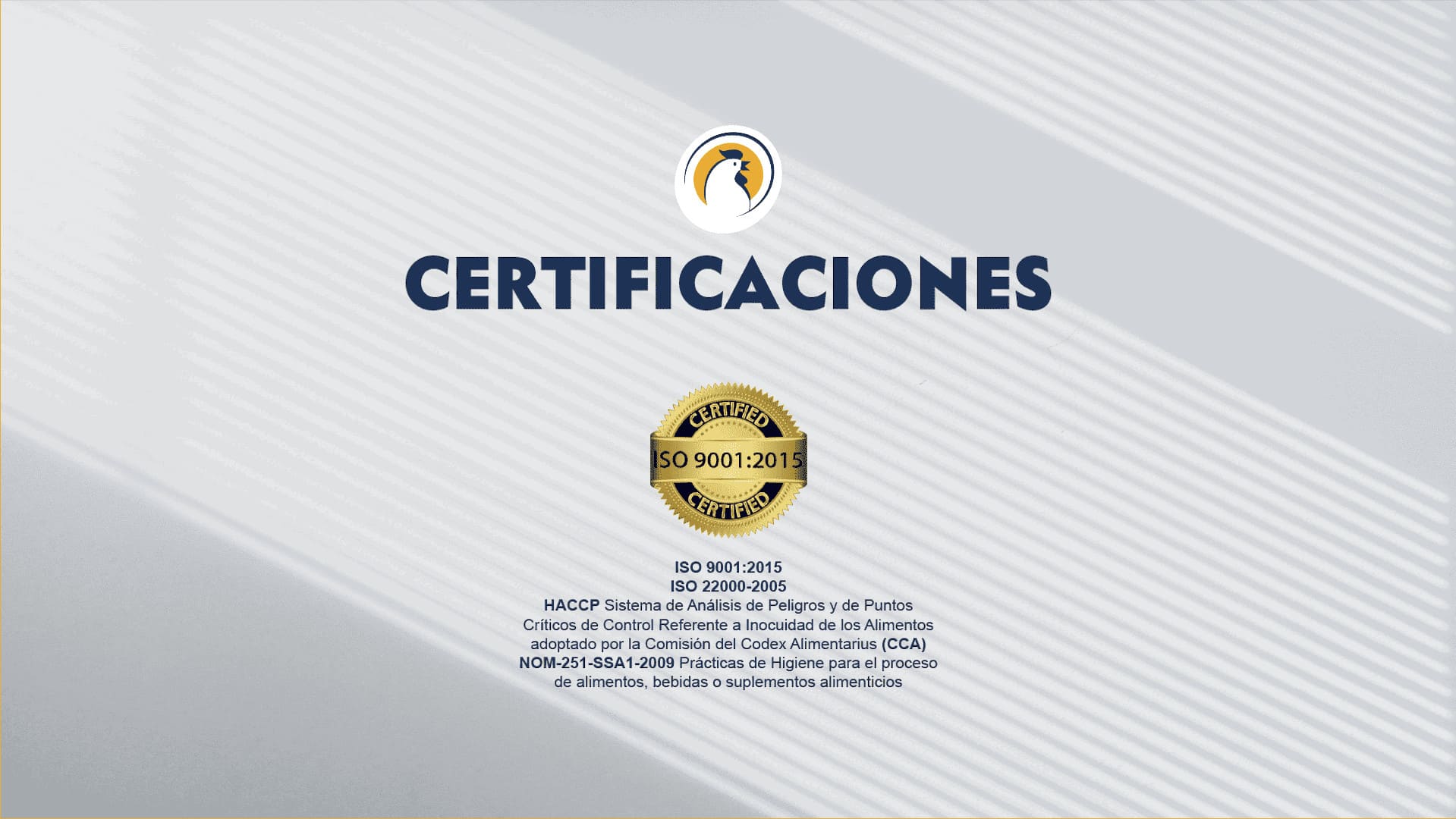 Certificaciones Servipollo